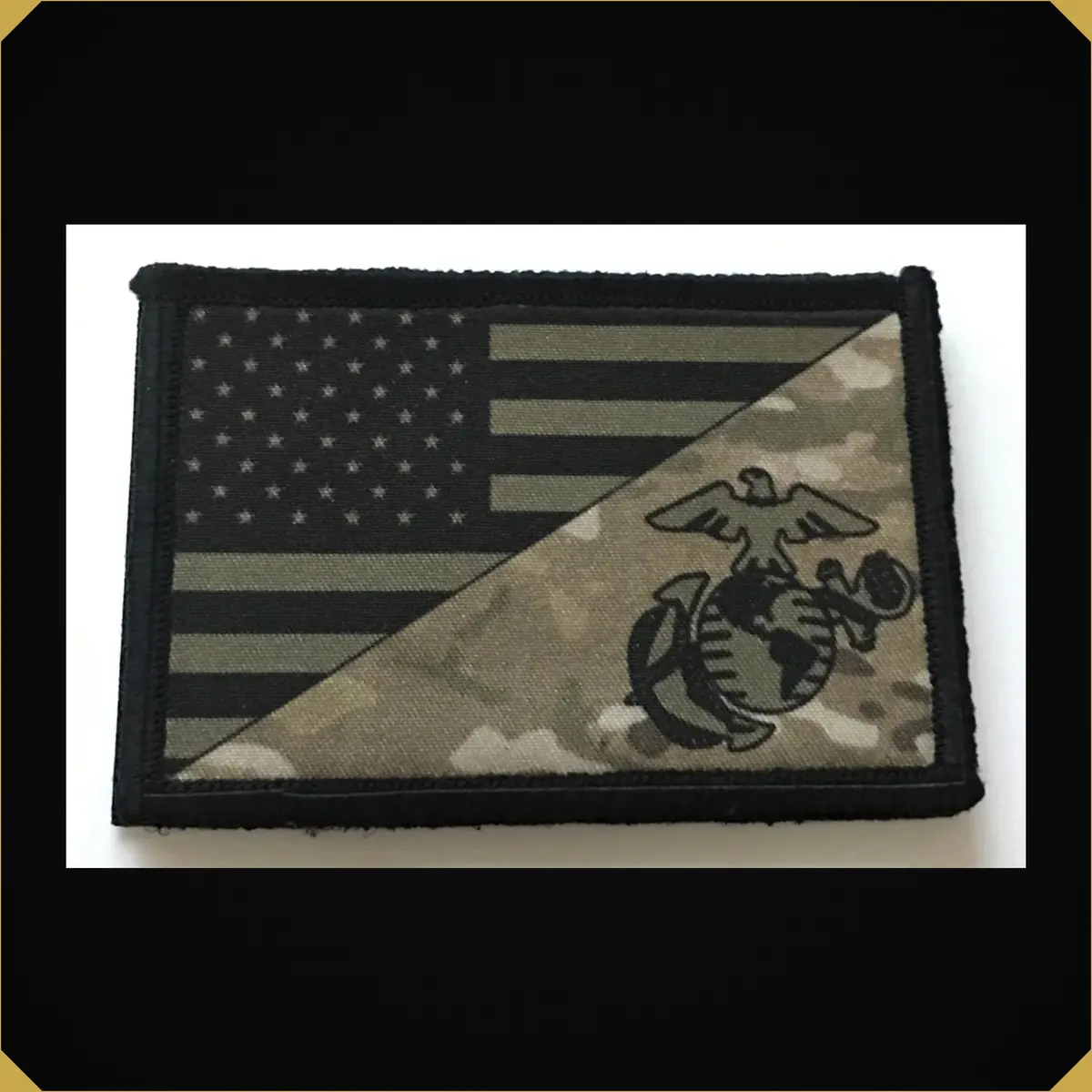 Subdued Usmc Marine Corps Usa Flag Morale Patch 1