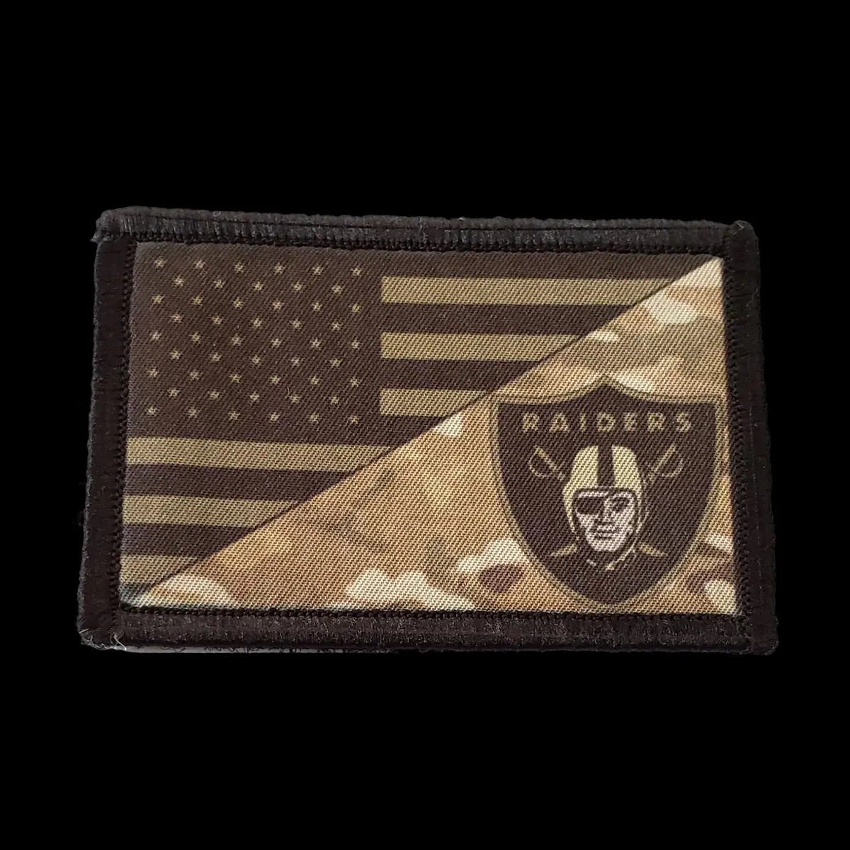 Subdued La Raiders Usa Flag Multicam Morale Patch 1