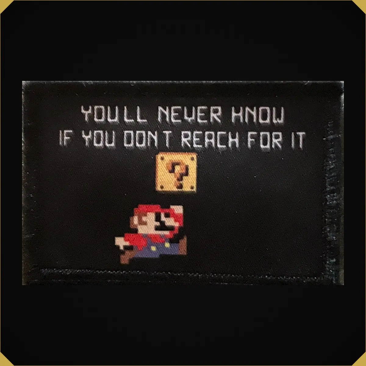 Super Mario You'll Never Know If You Don't Reach For It Morale Patch 1