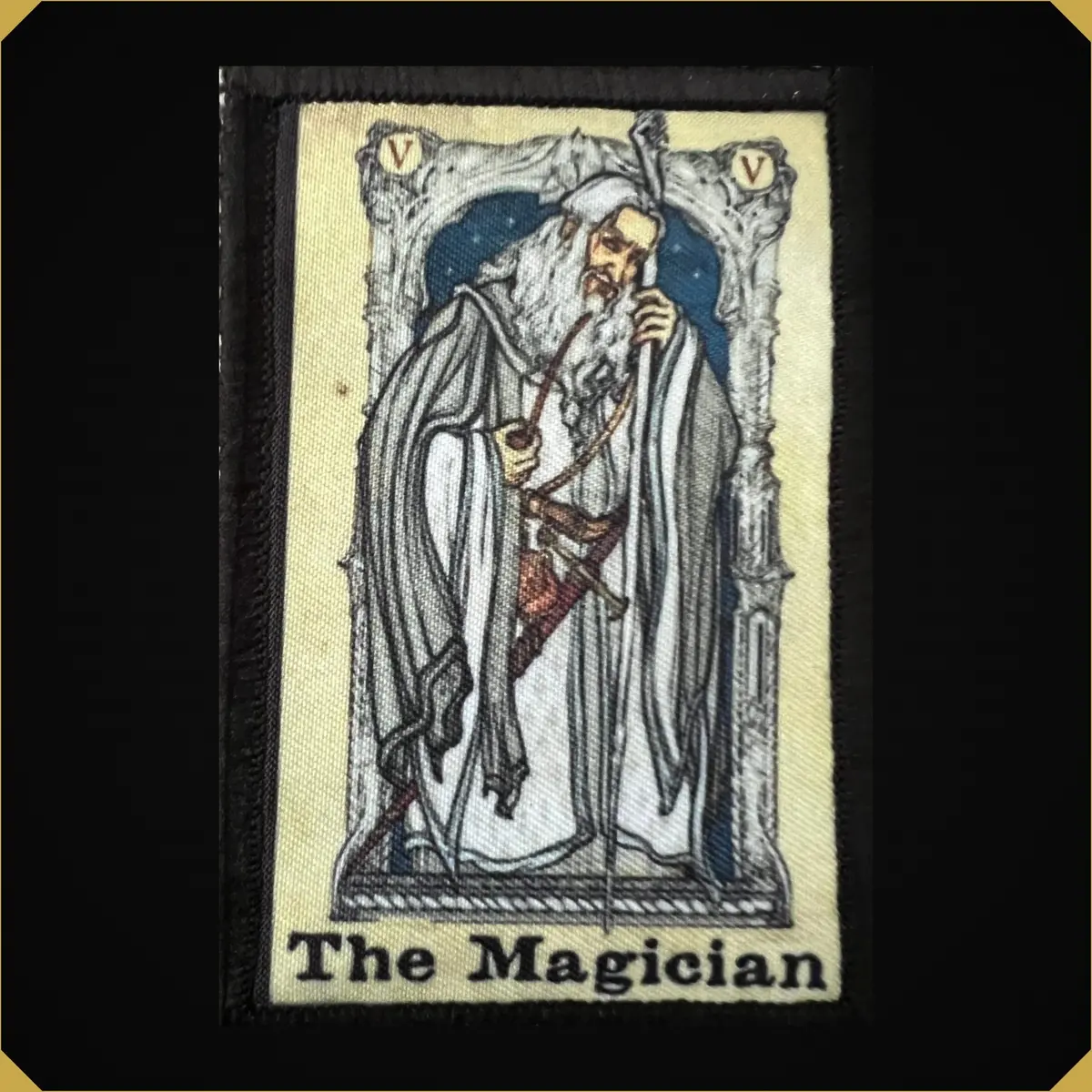 The Magician Gandalf Lord Of The Rings Tarot Card Morale Patch 1