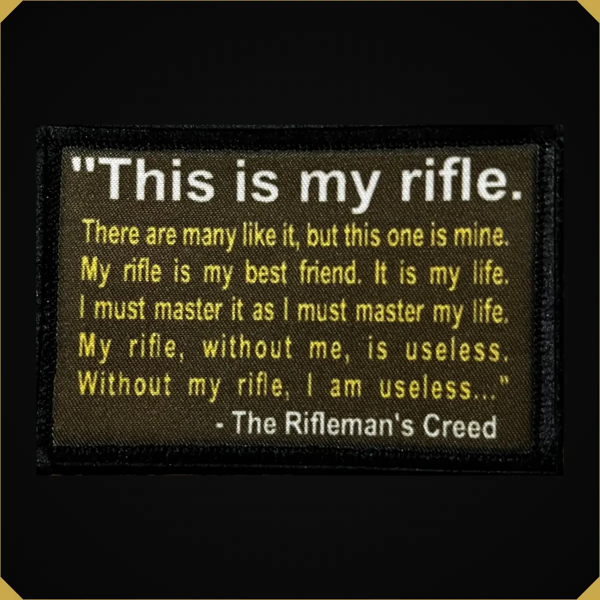 The Rifleman's Creed Morale Patch 1