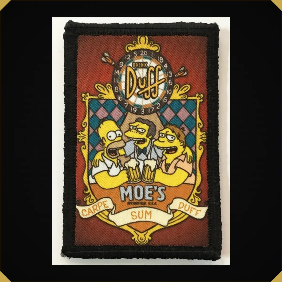 The Simpsons Moe's Tavern Sign  Morale Patch 1