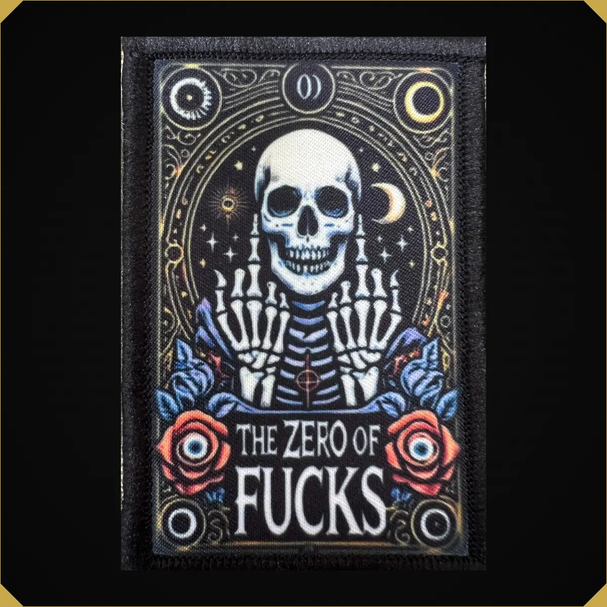 The Zero Of Fucks Tarot Card Morale Patch 1