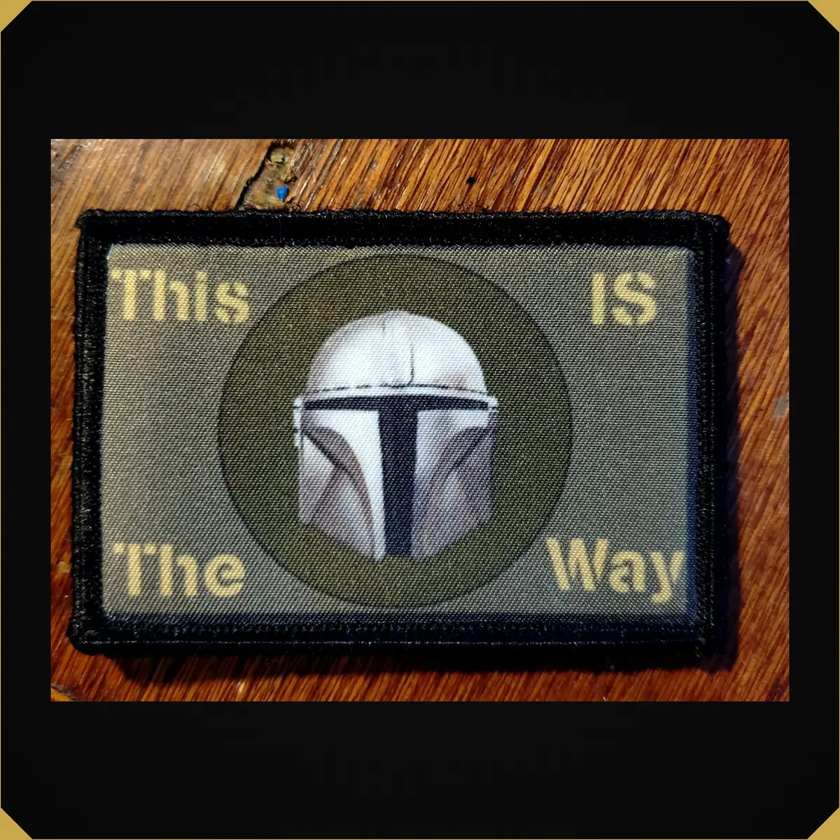 This Is The Way Mandalorian  2X3" Morale Patch 1