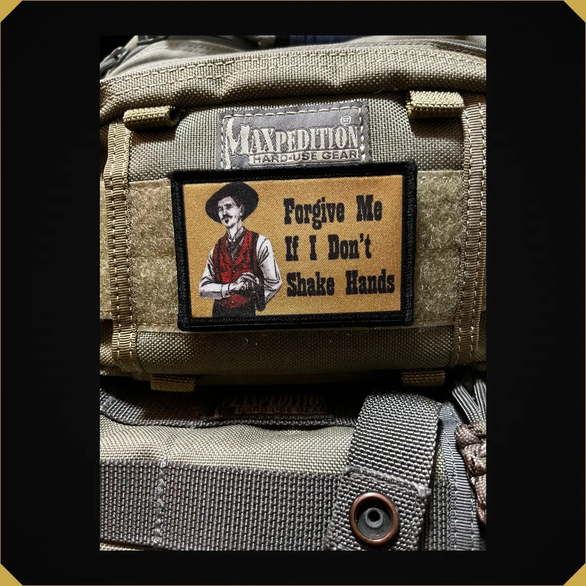 Tombstone Doc Holiday "Forgive Me Of I Don't Shake Hands" Morale Patch 1