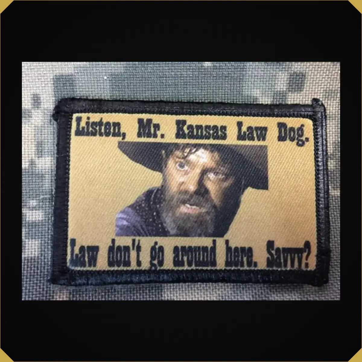 Tombstone Movie Ike Clanton 'Law Dog' Morale Patch 1