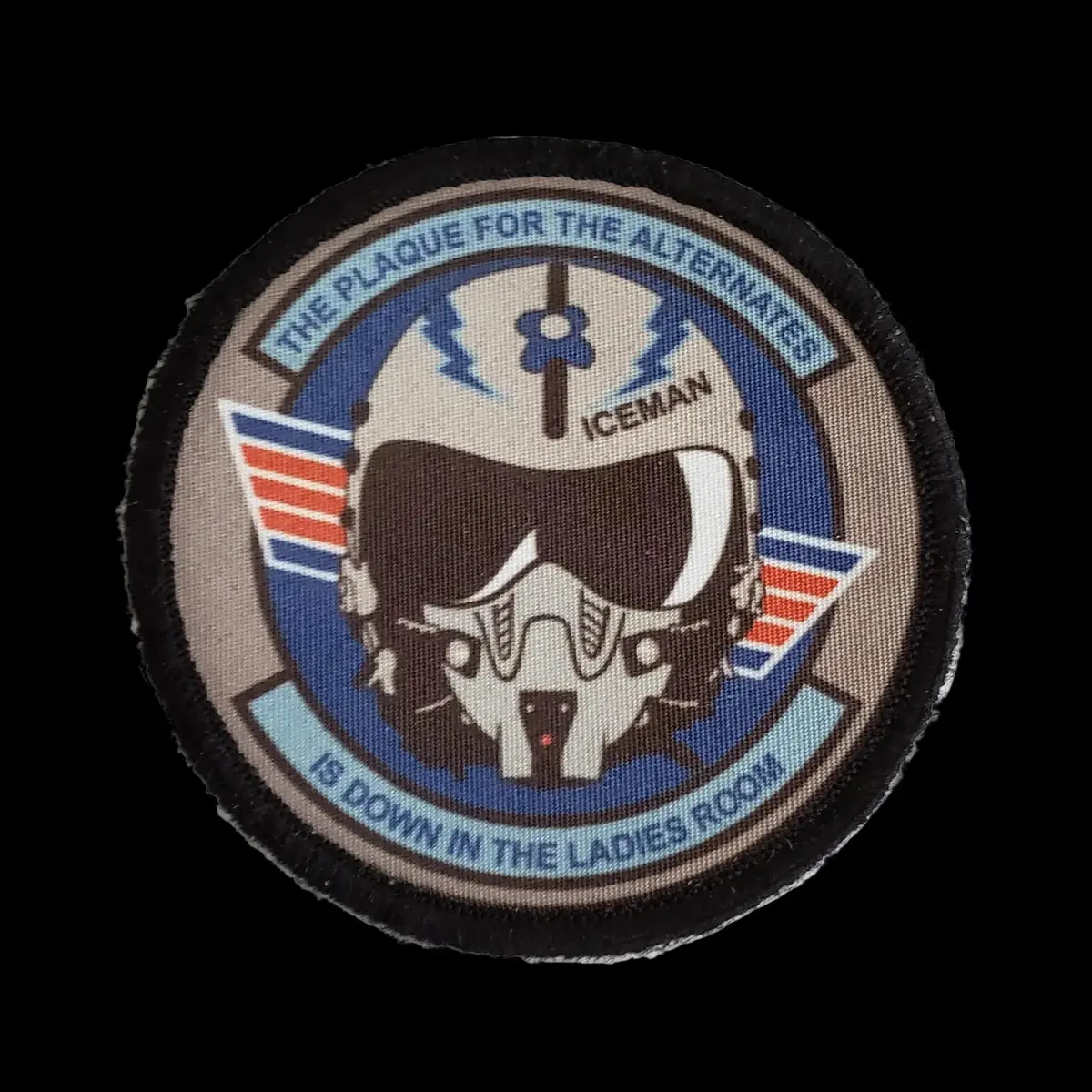 Top Gun Iceman Plaque Morale Patch 1