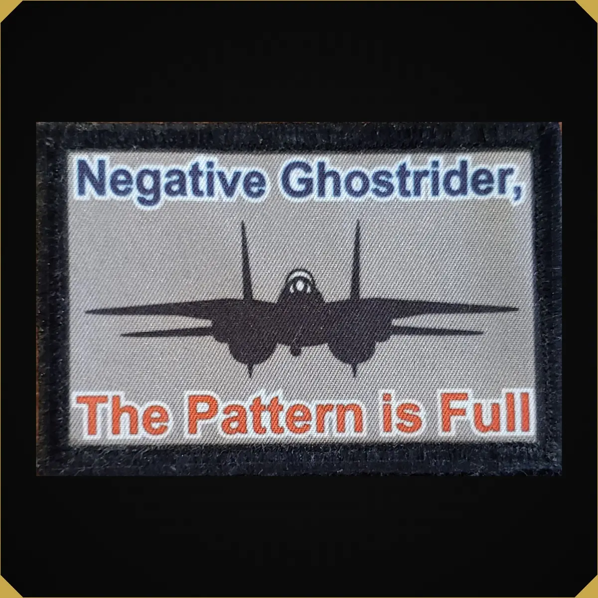 Top Gun Negative Ghostrider The Pattern Is Full Morale Patch 1