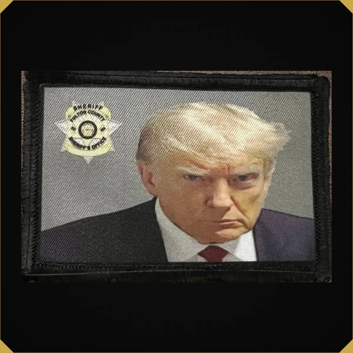 Trump Mug Shot Morale Patch 1