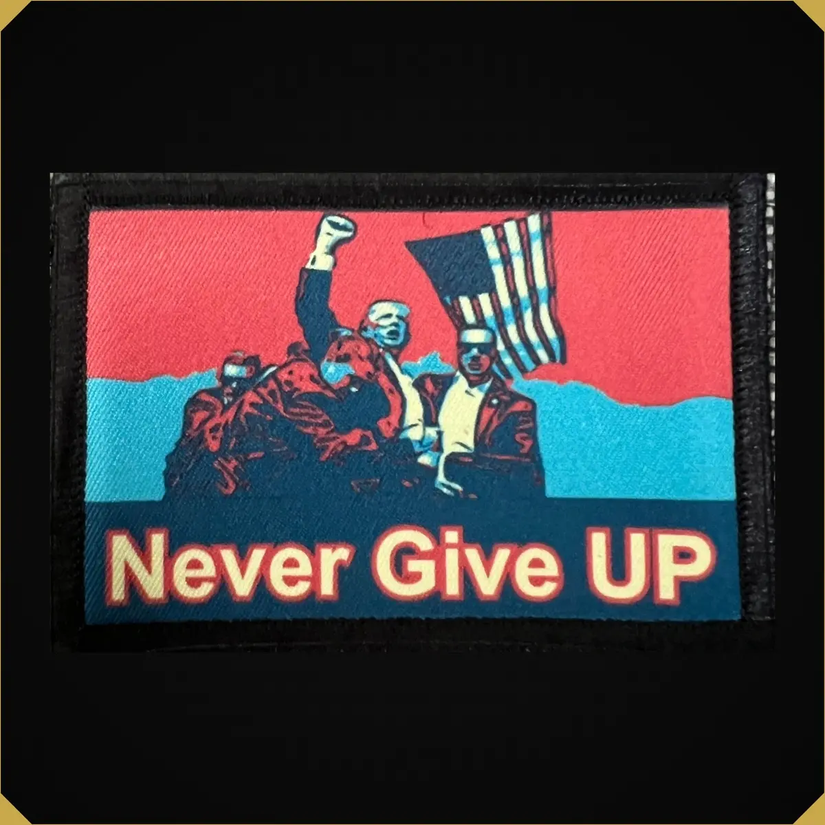 Trump Never Give Up Morale Patch 1