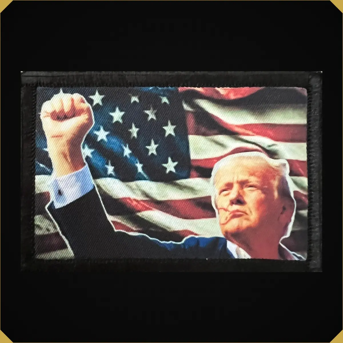 Trump Shooting Fist Salute Morale Patch 1