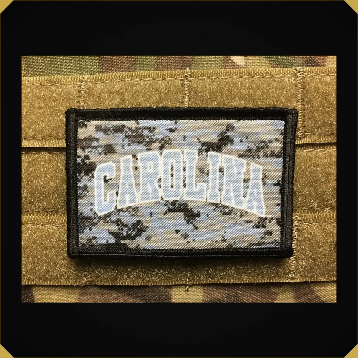 Unc Carolina Camo Morale Patch 1