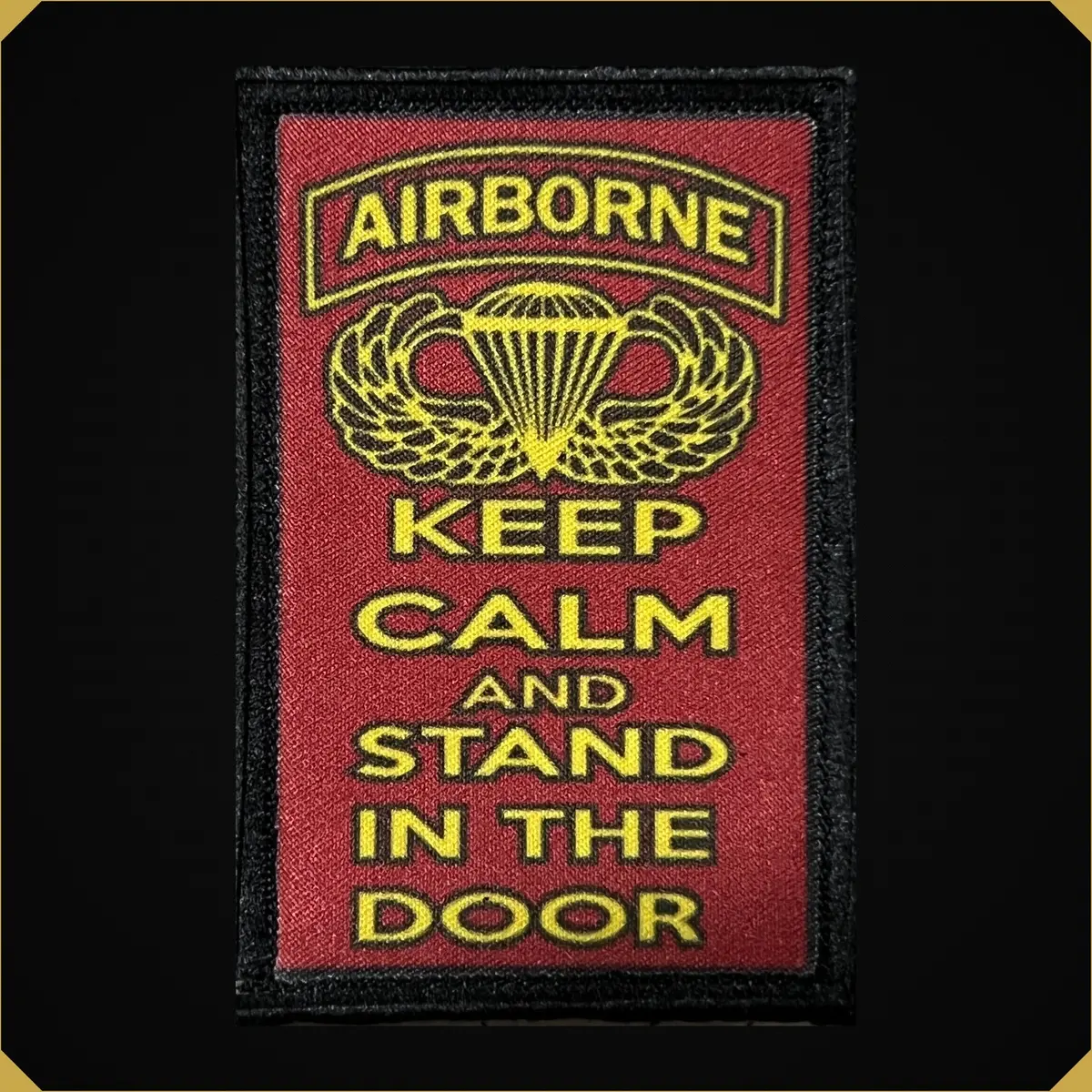 Us Army Airborne Keep Calm Jump Wings Morale Patch 1
