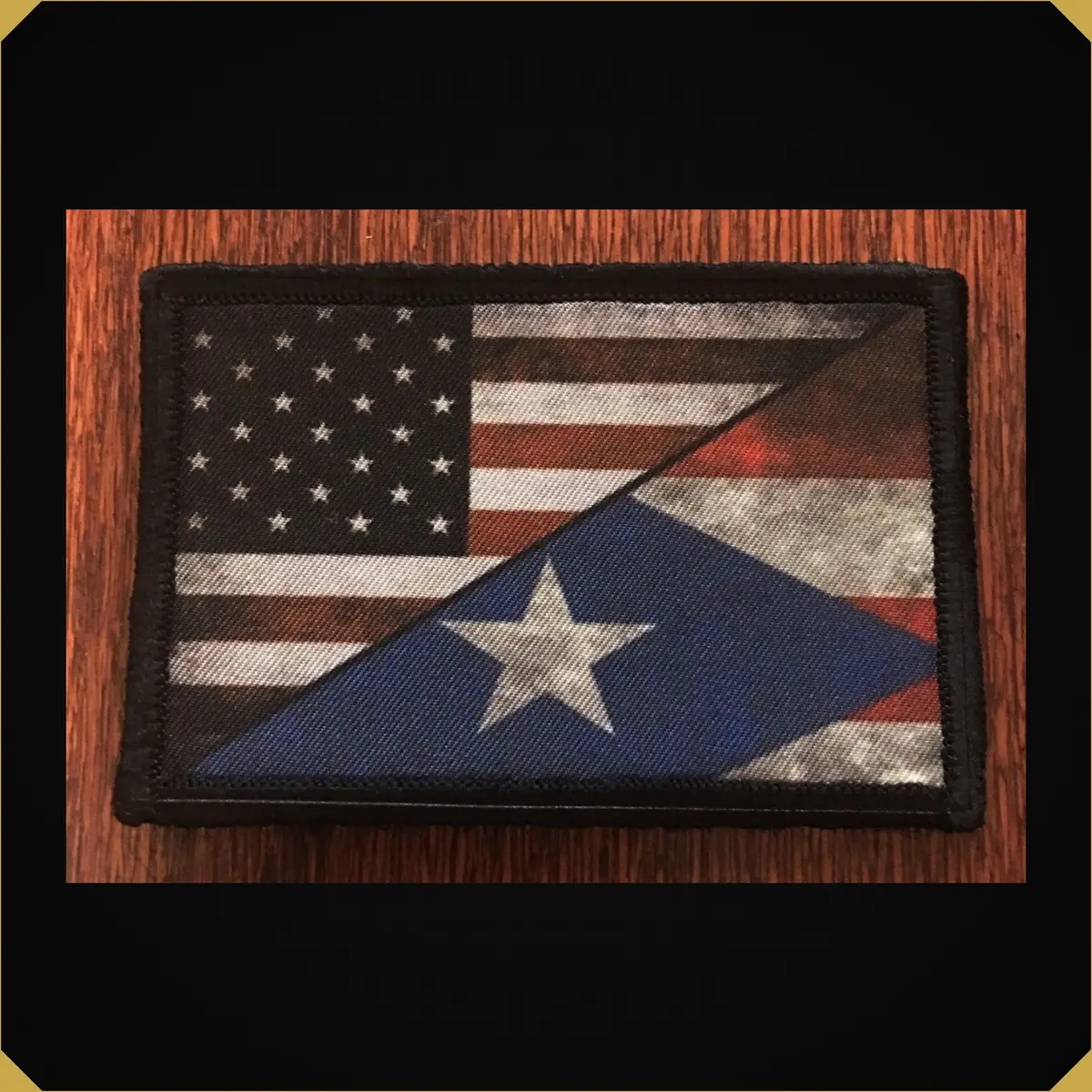 Usa / Puerto Rico Flag Morale Patch 1