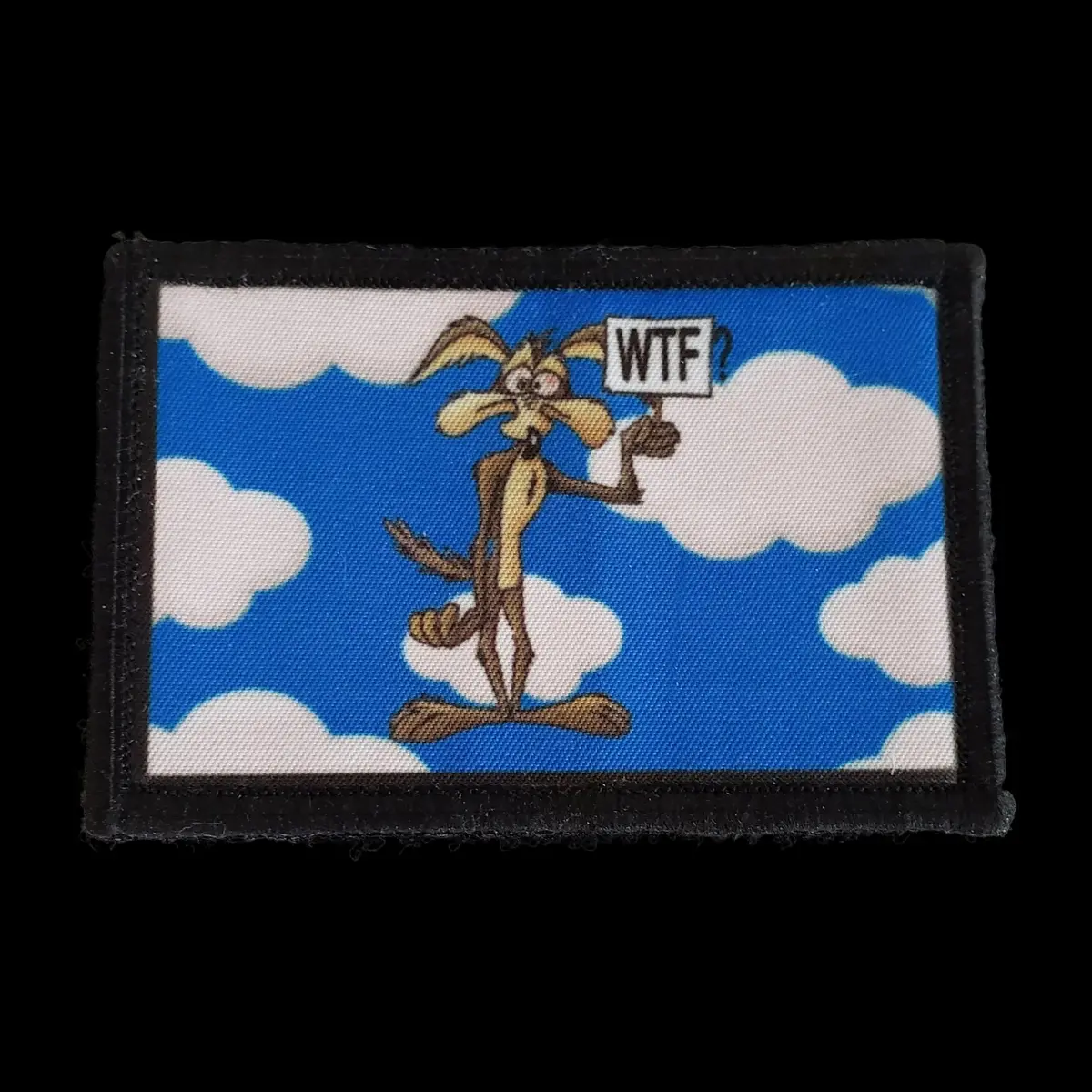Wile E. Coyote Wtf 2X3 Morale Patch 1