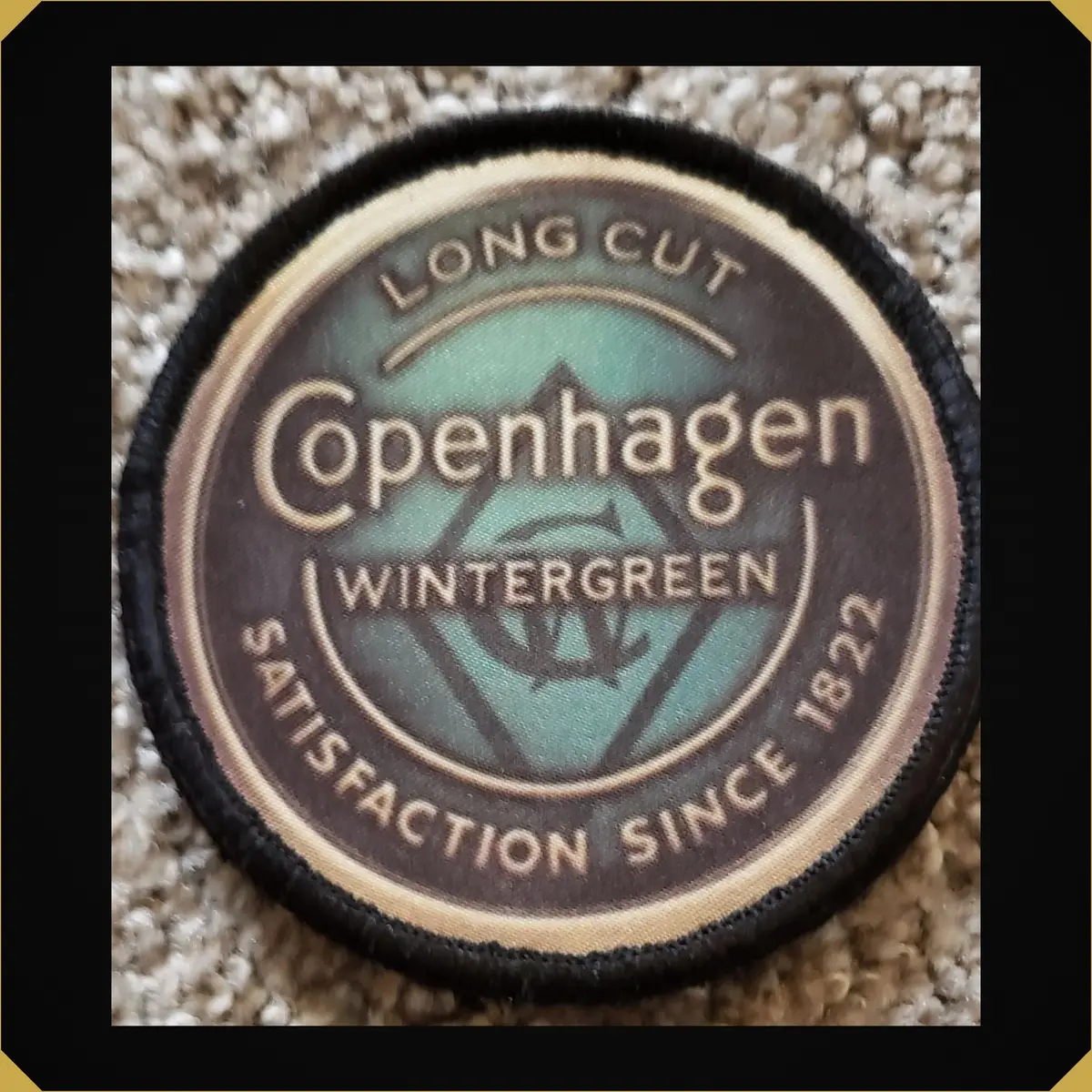 Wintergreen Copenhagen Tobacco Tin Morale Patch 1