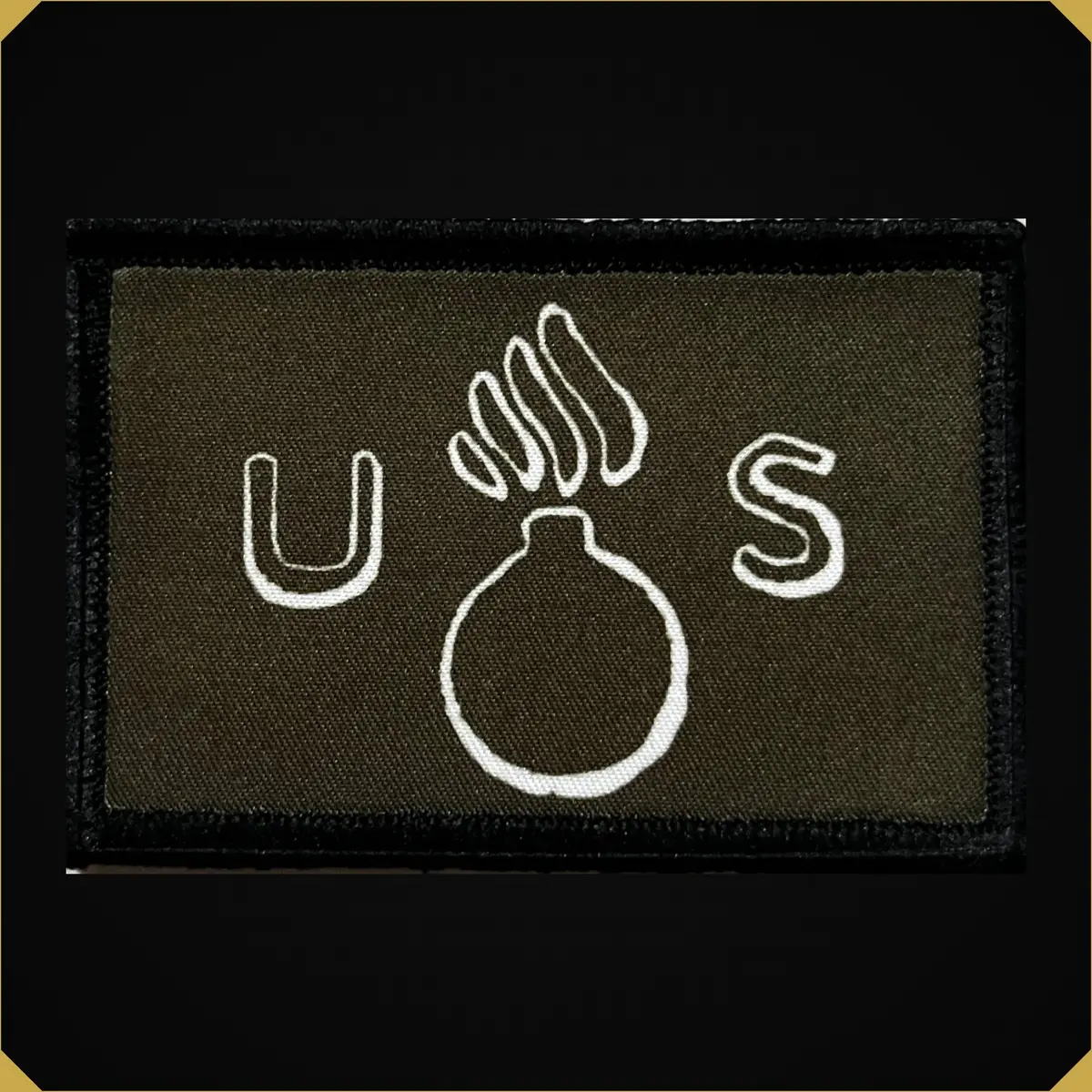 Wwii Flaming Bomb Morale Patch 1