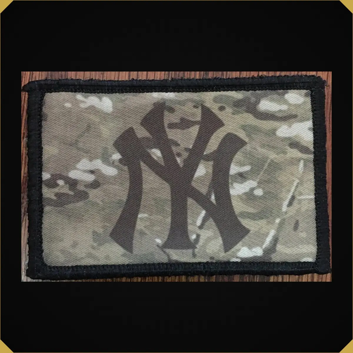 Yankees Logo Subdued Multicam Morale Patch 1