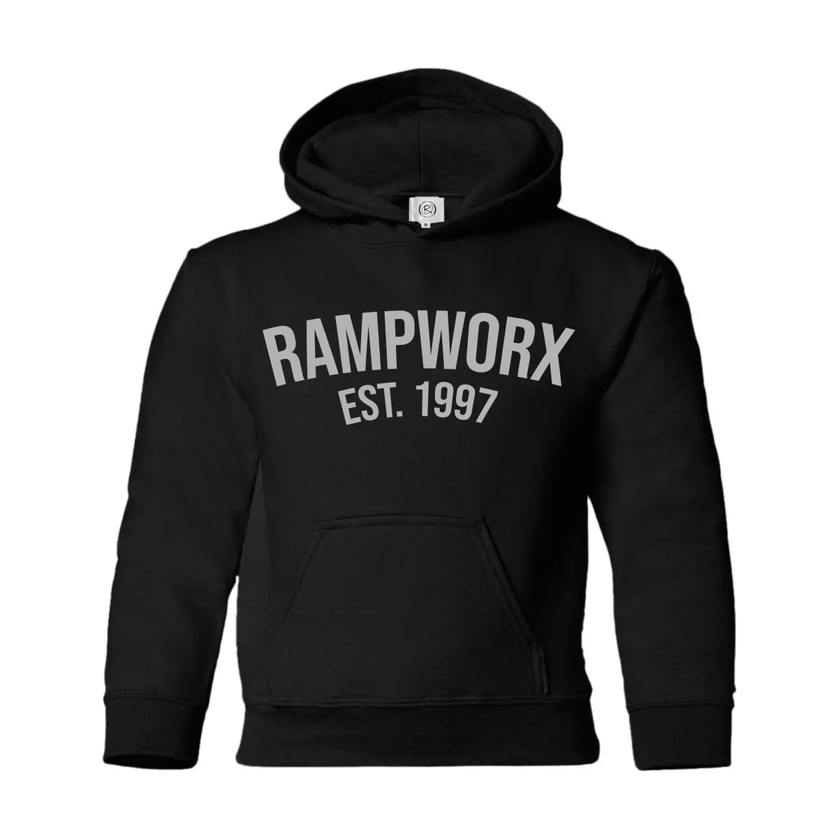 Rampworx 'Est 97' Youth Hoodie, Black/Grey 1