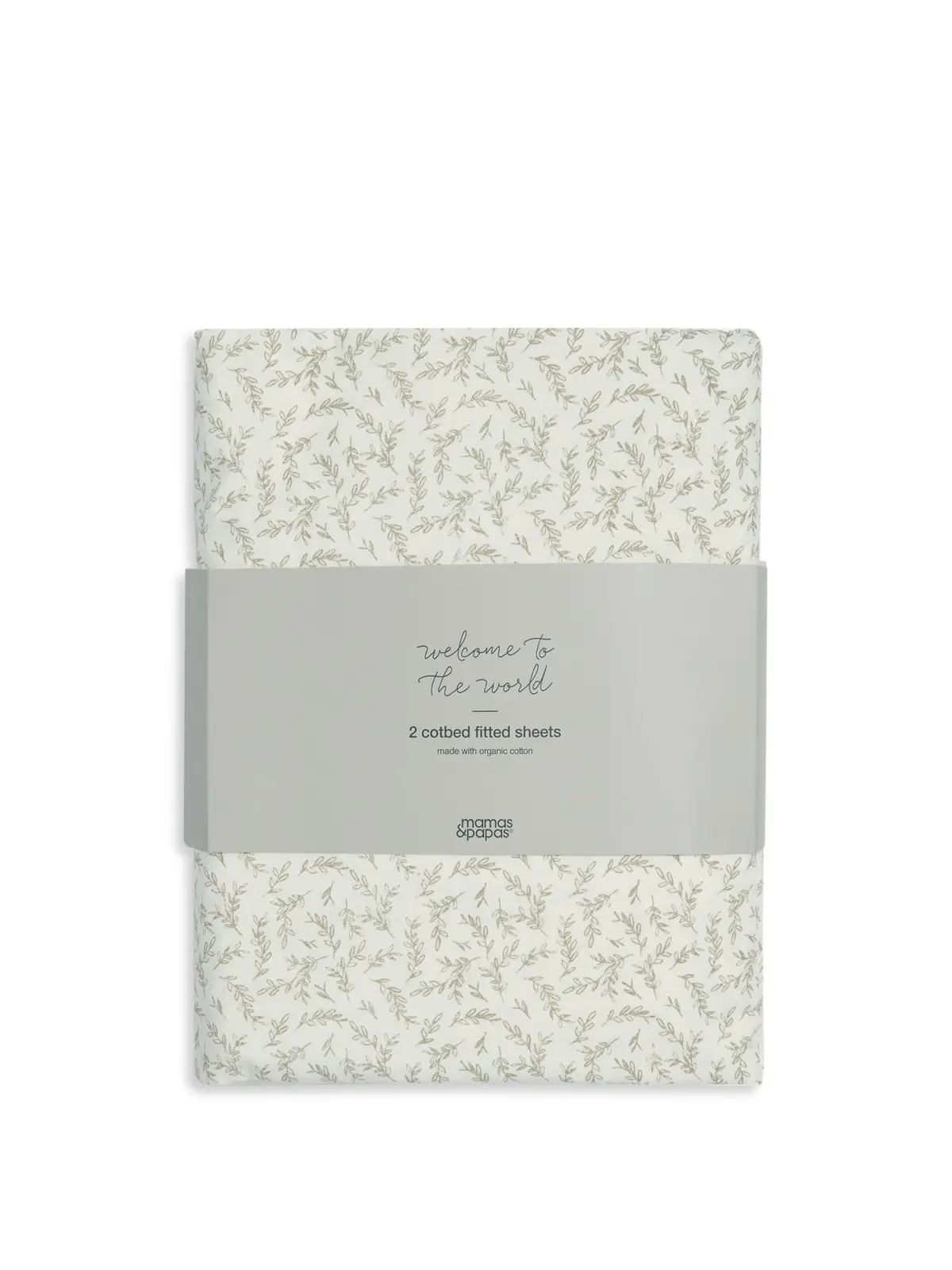 2 Cotbed Fitted Sheets Seedling 1