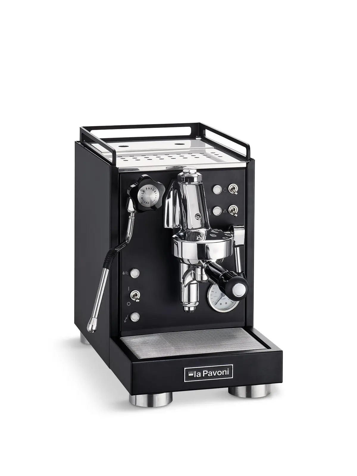 Lpsmcb01uk La Pavoni Semi Professional Coffee Machine Cellini Mini Matte Black 1
