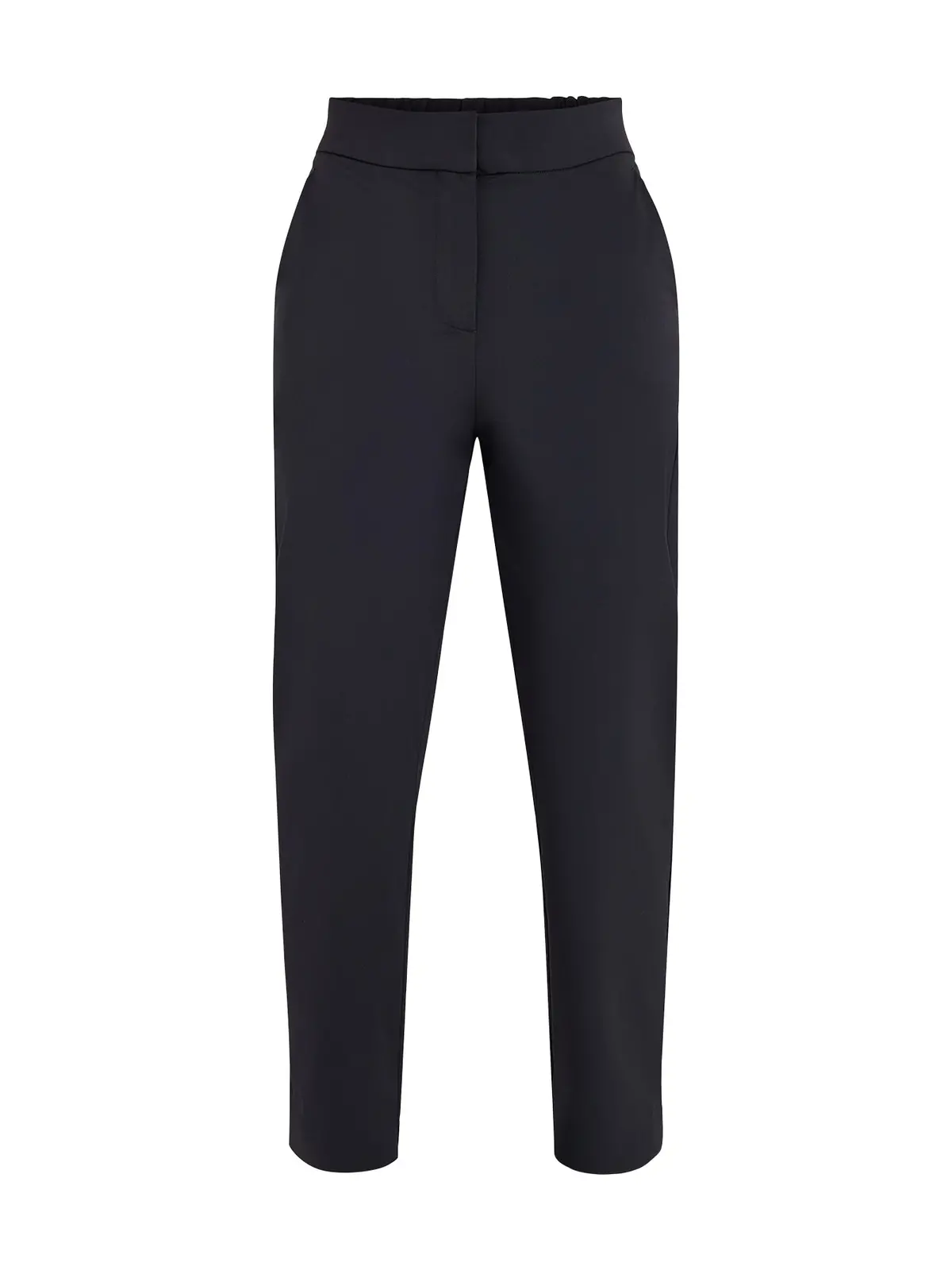 Quirino Nylon Stretch Slim Leg Trousers Black 1