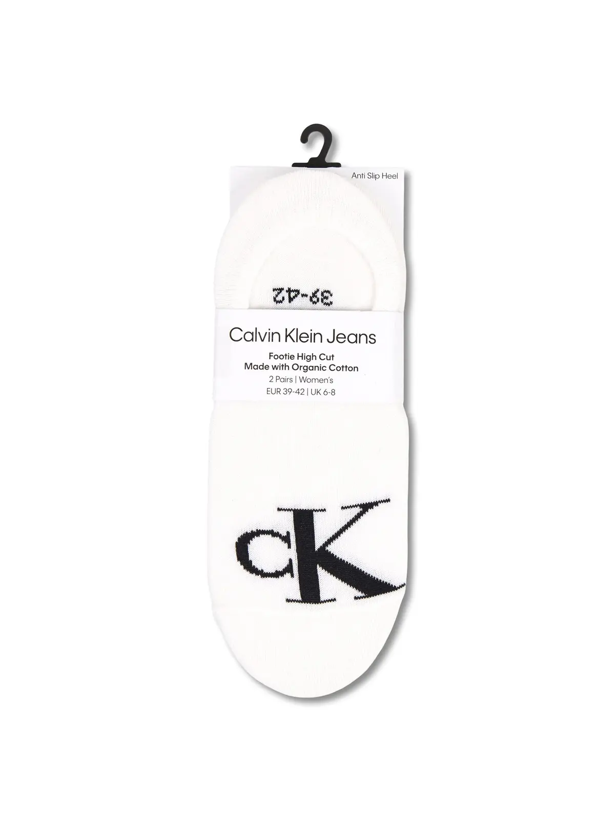 Ckj Women Foot High Cut 2P Monogram 1
