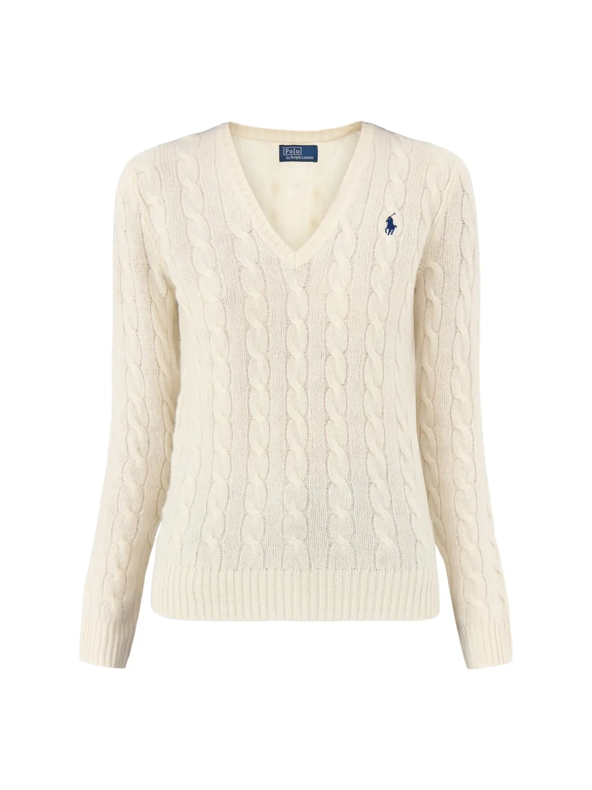 Kimberly Long Sleeve Wool Pullover Cream 1