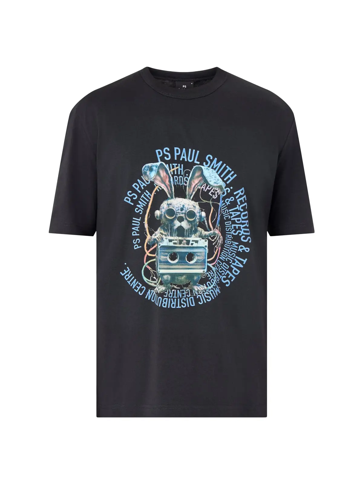 Tape Bunny Short Sleeves Tee Black 1