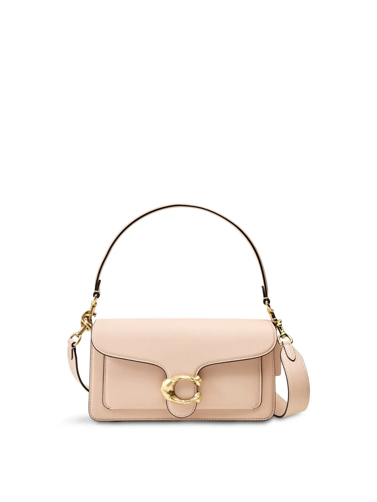 Tabby Shoulder Bag 26 With Hammered C Hardware Cream 1