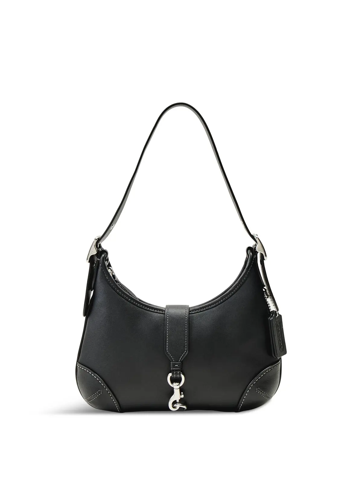 The Coach Originals Hamptons Leather Hobo Black 1