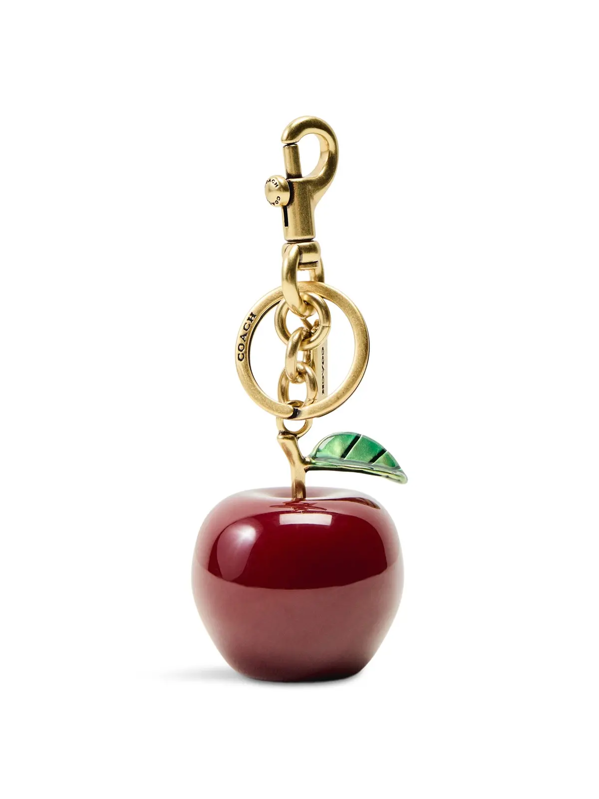 Small Apple Bag Charm Multi 1