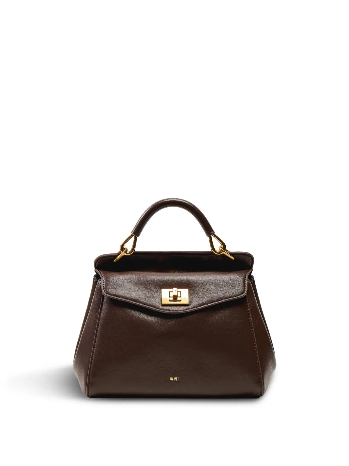 Lucia Classic Top Handbag Dark Brown Dark Brown 1