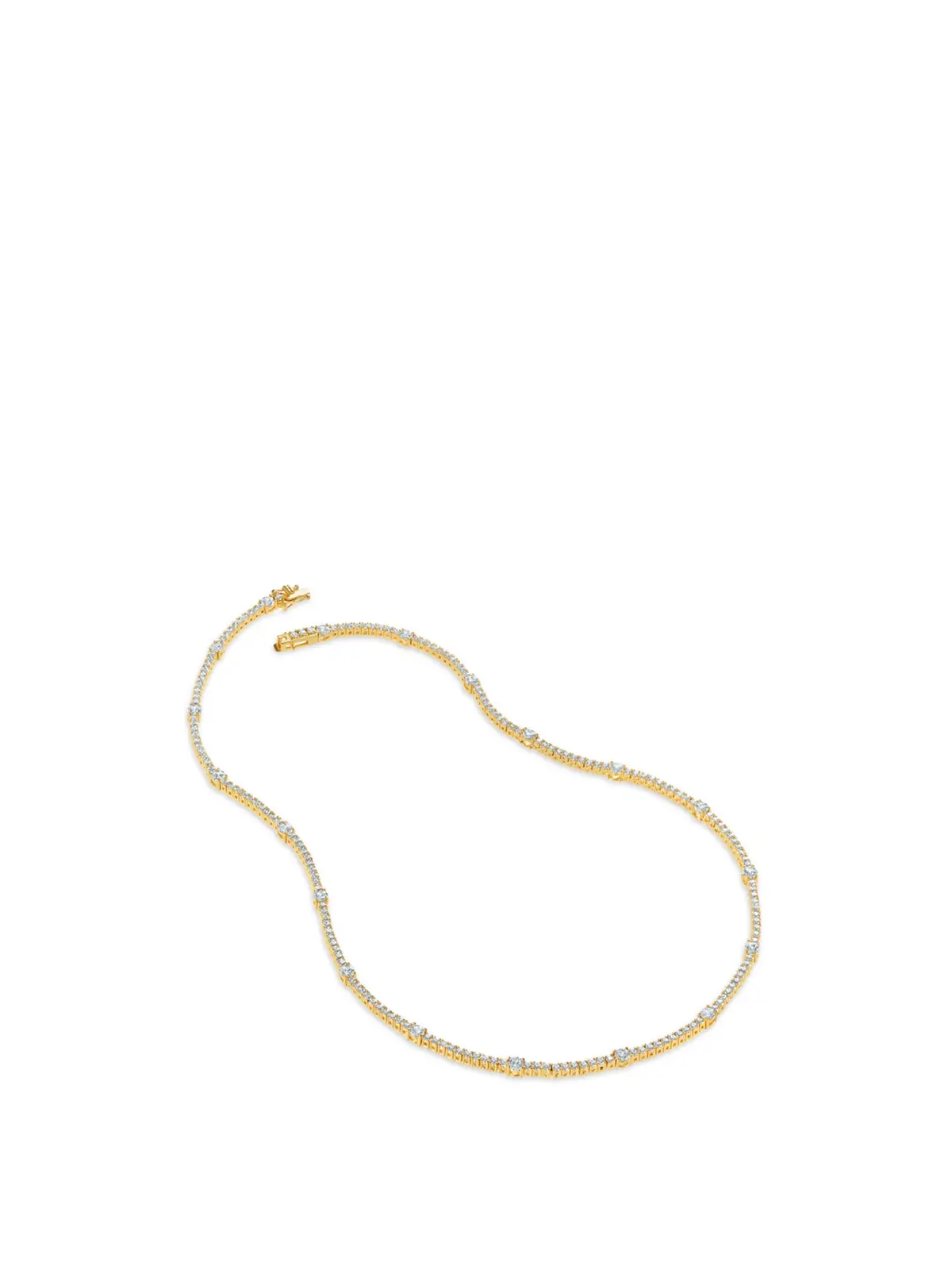 Phoebe Tennis Necklace Gold Vermeil (42 Cm) 1