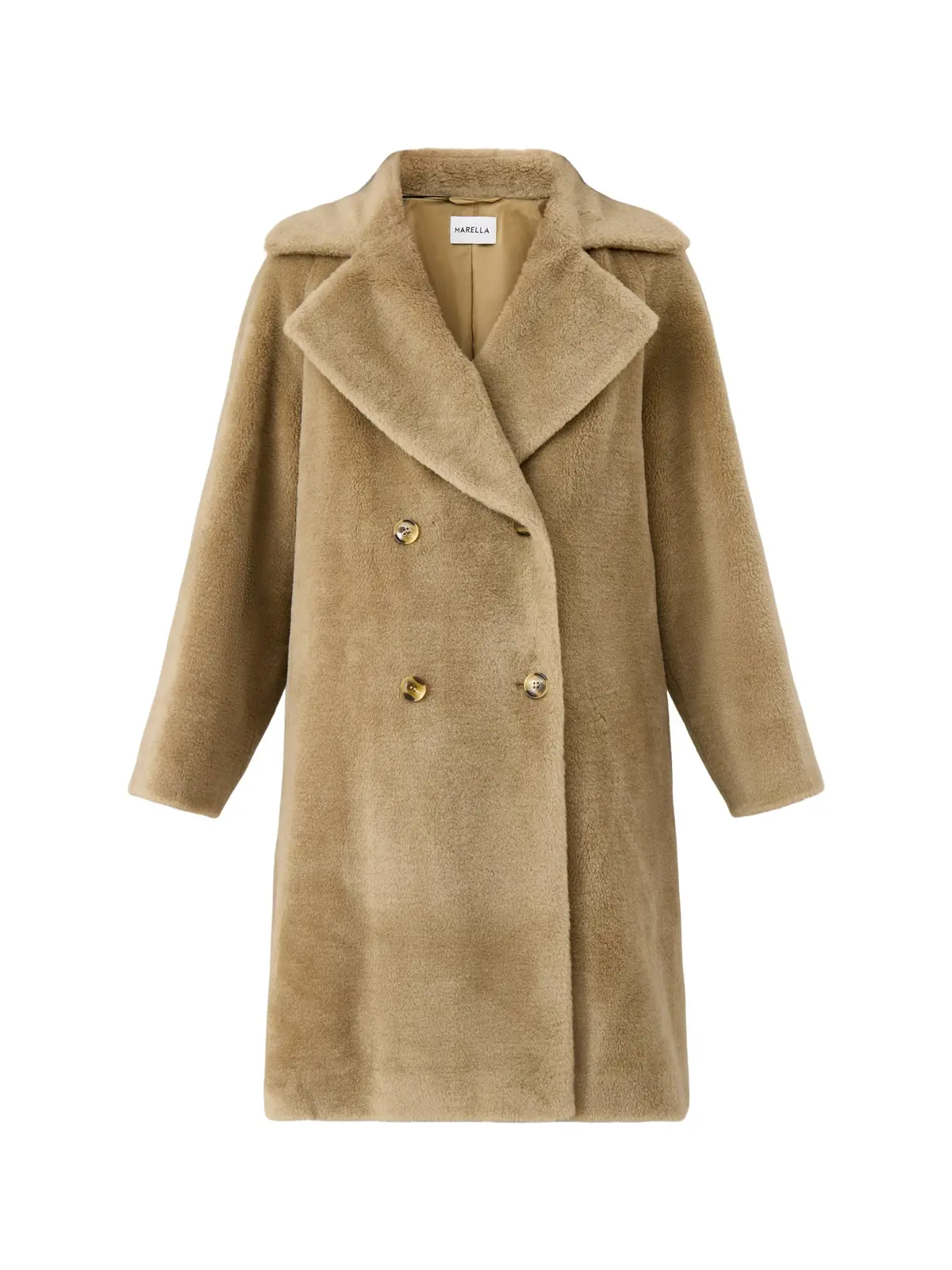 Rosalia Coat Double Breasted Maxi Olive 1