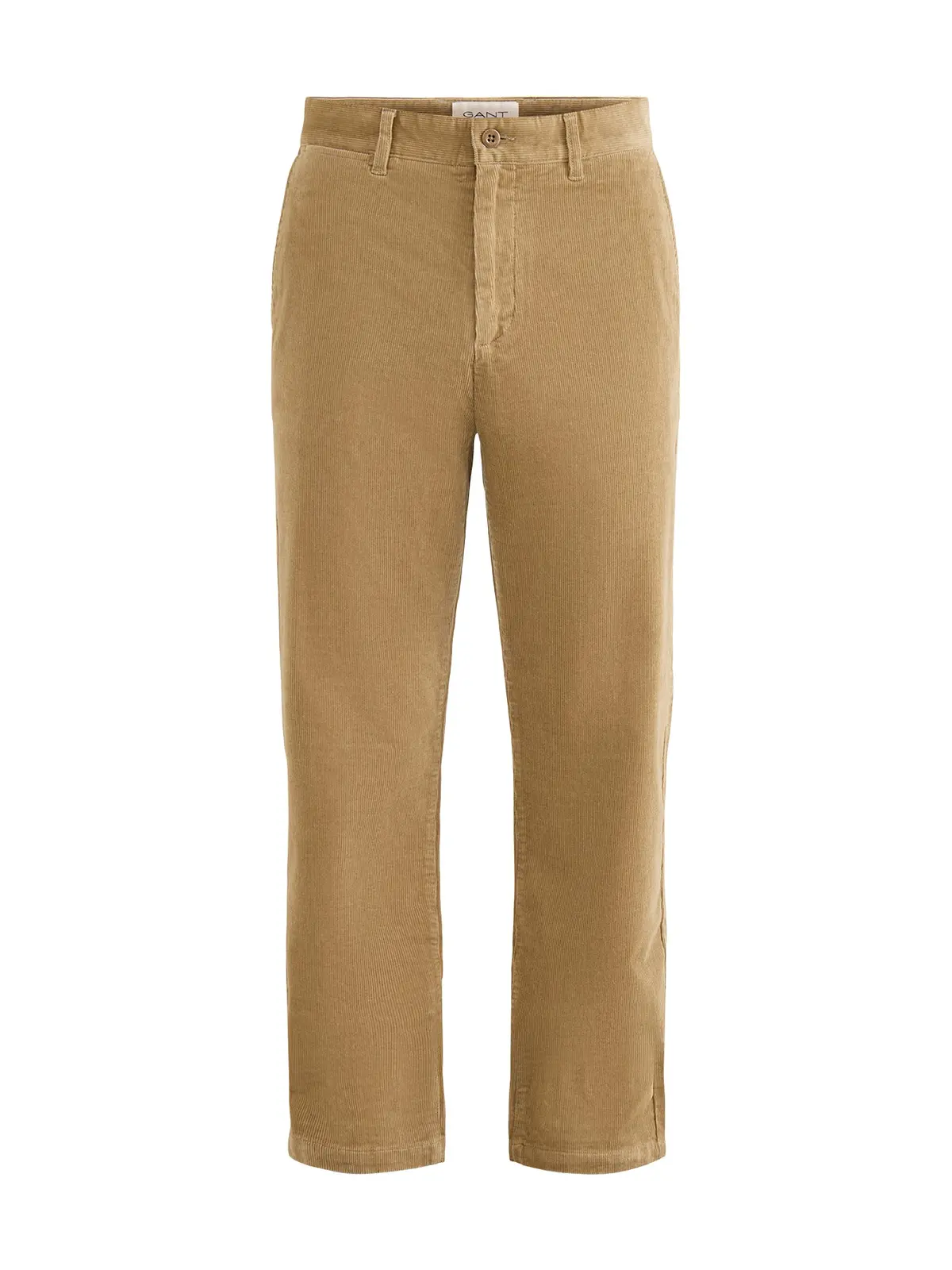 Regular Cord Cotton Chinos Brown 1