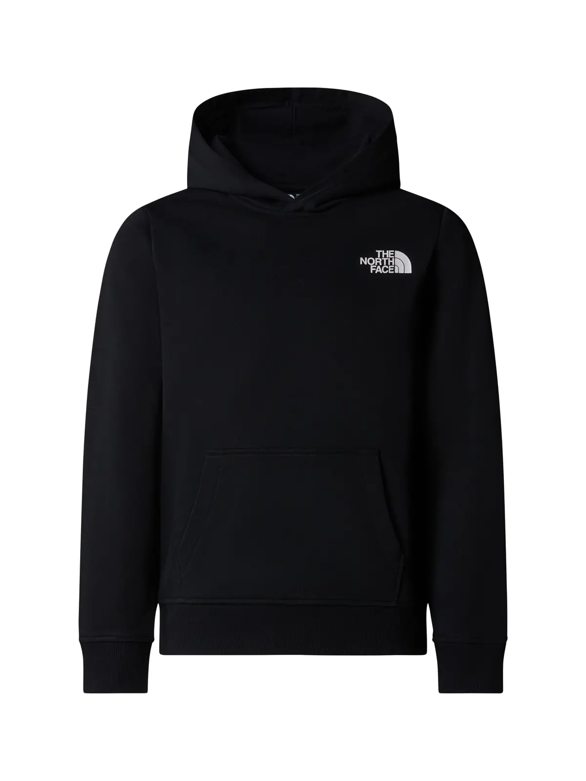 Teen Regular Fit Hoodie Cotton Black 1