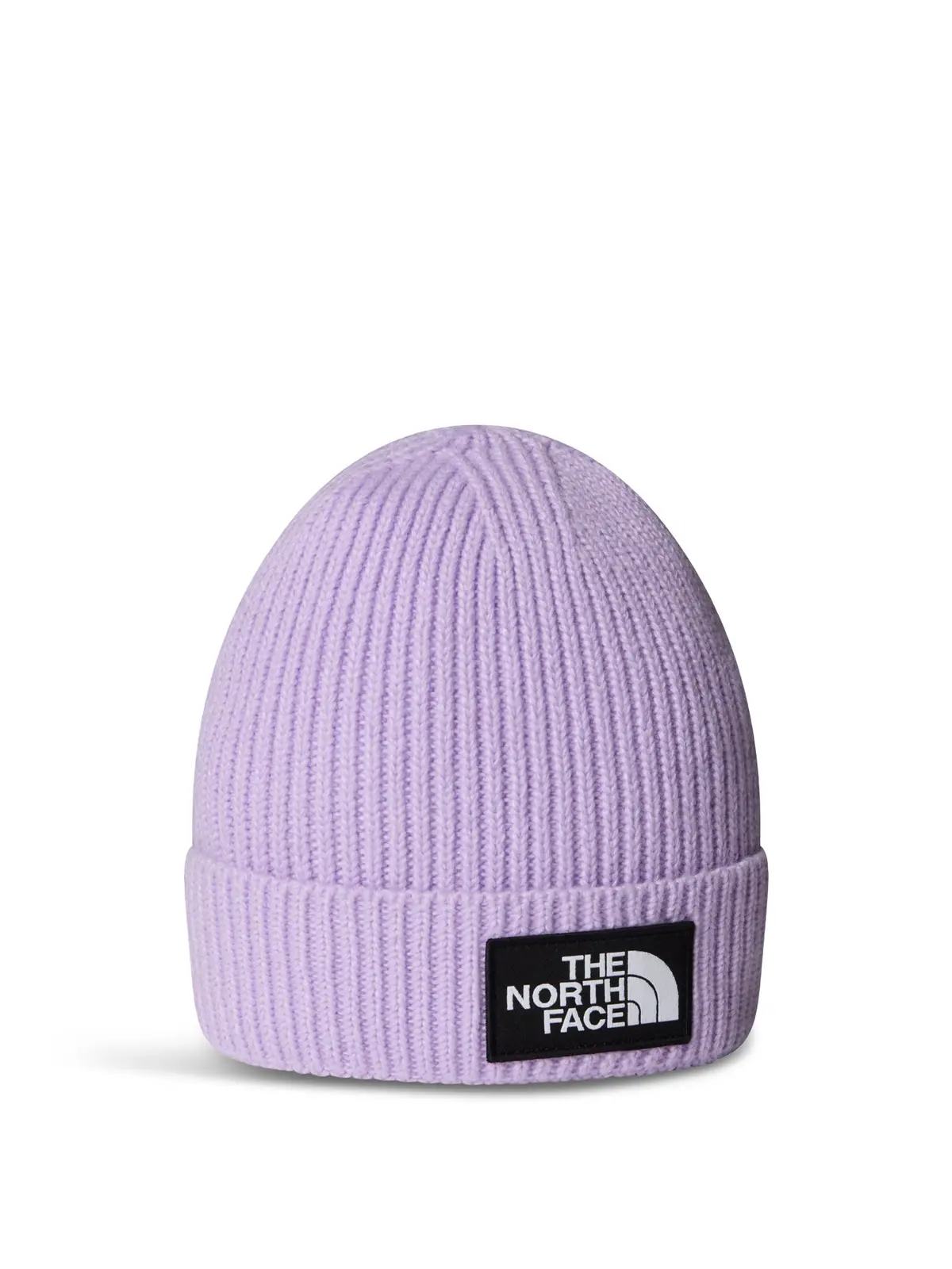 Knitted Beanie Logo Hat Lilac 1