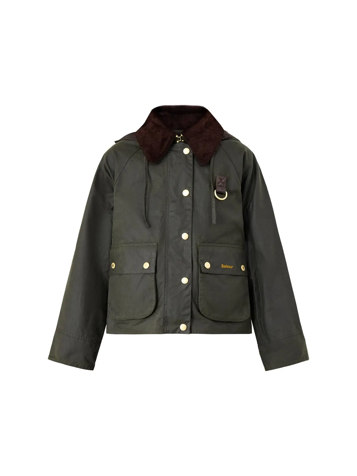 Womens Barbour Reighton Wax Jacket Fern 1