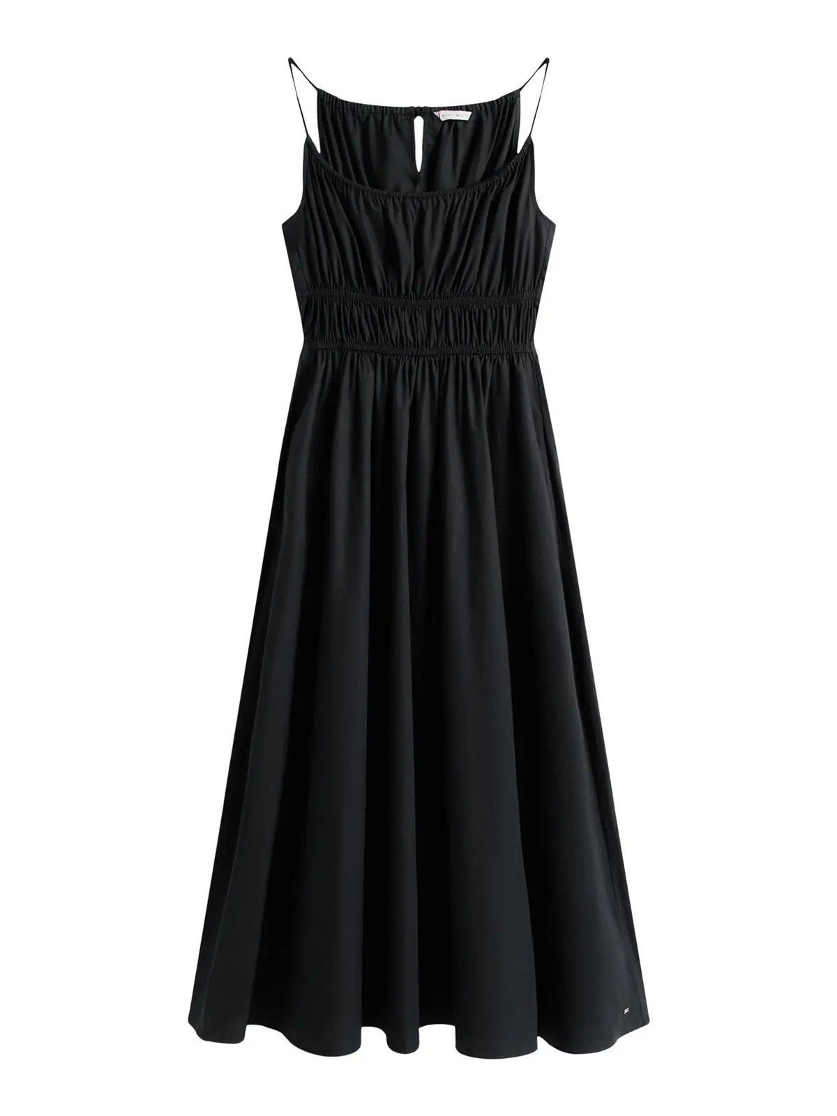 Smock Scoop Neck Maxi Dress 1