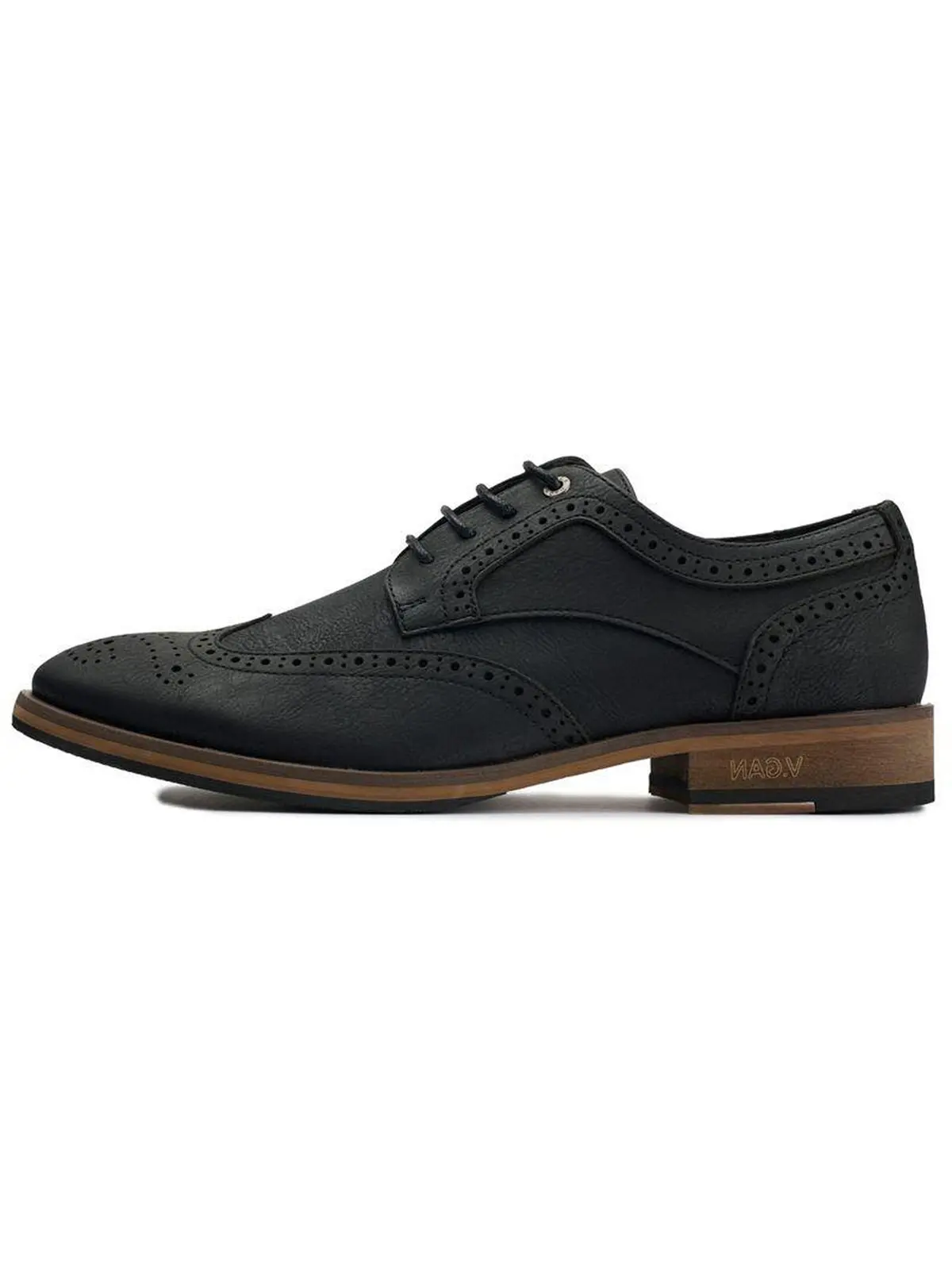 V.Gan Vegan Barley 2 Brogues Black 2