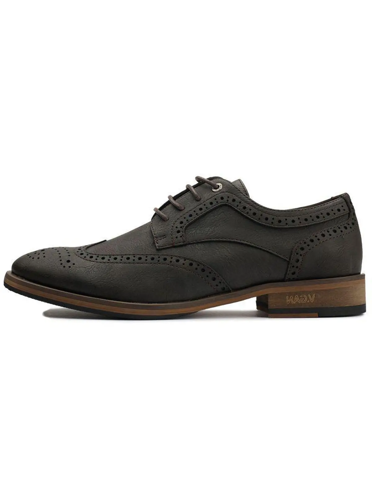 V.Gan Vegan Barley 2 Brogue Shoes Brown 2