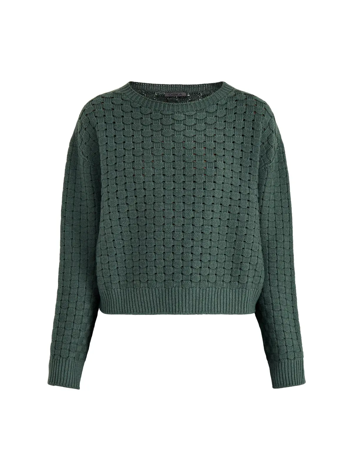 Pullover 525 Cotton Long Sleeves Green 1