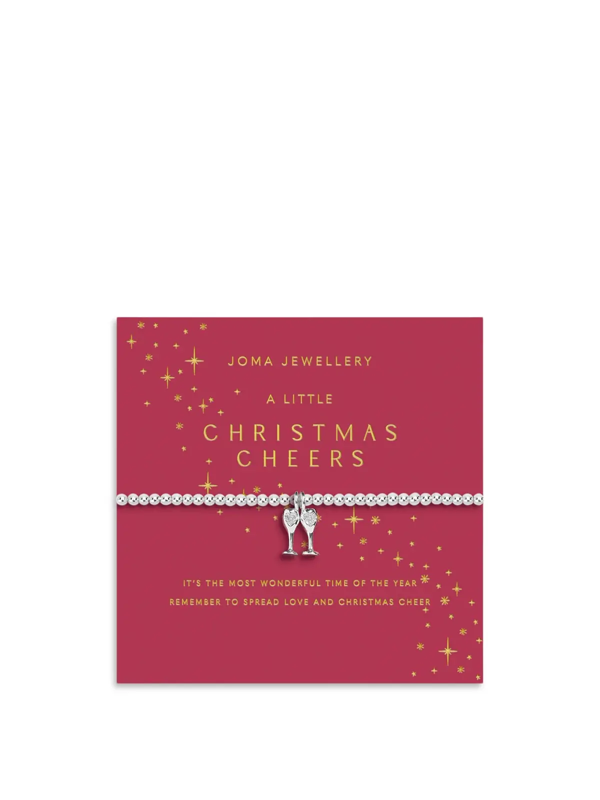 Christmas Cheers Silver Plated Bracelet 1