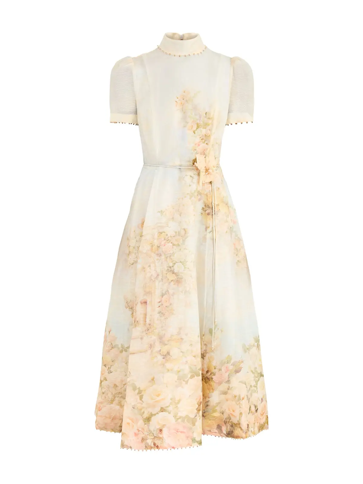 Memento Picnic Midi Dress Rose Cream 1