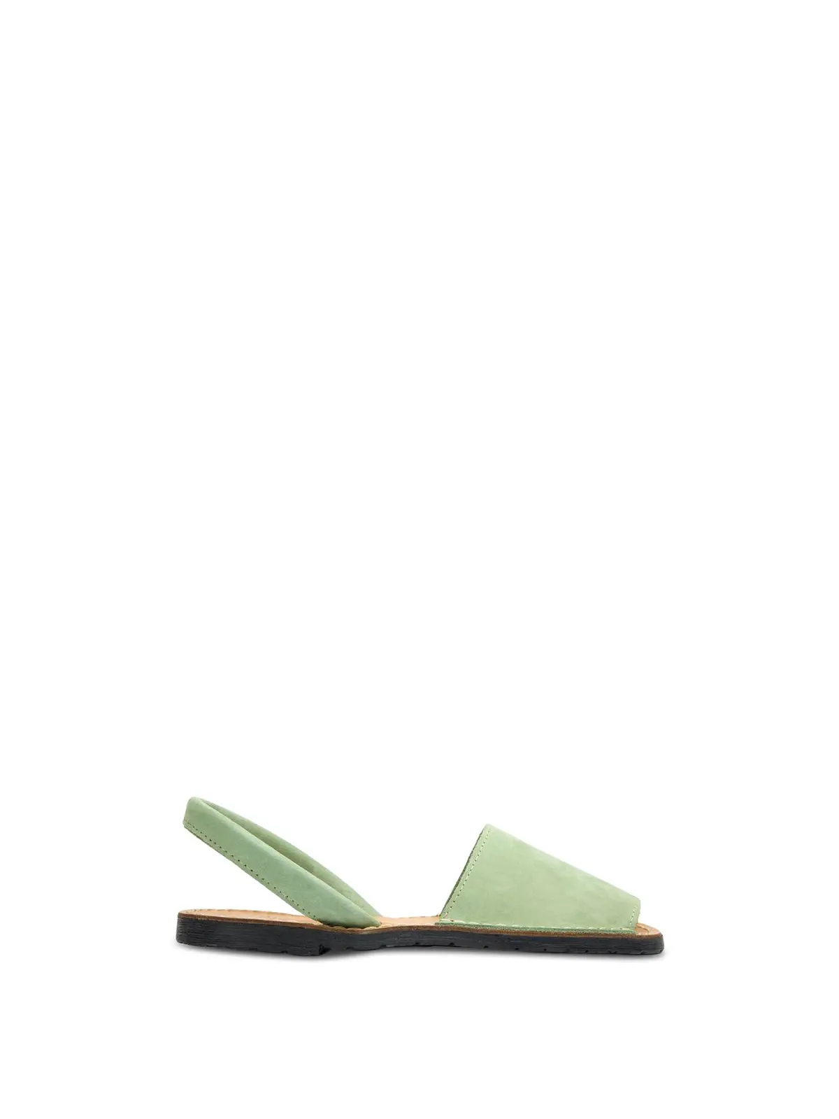 Sole Macaw Nubuck Menorcan Sandals Green 1