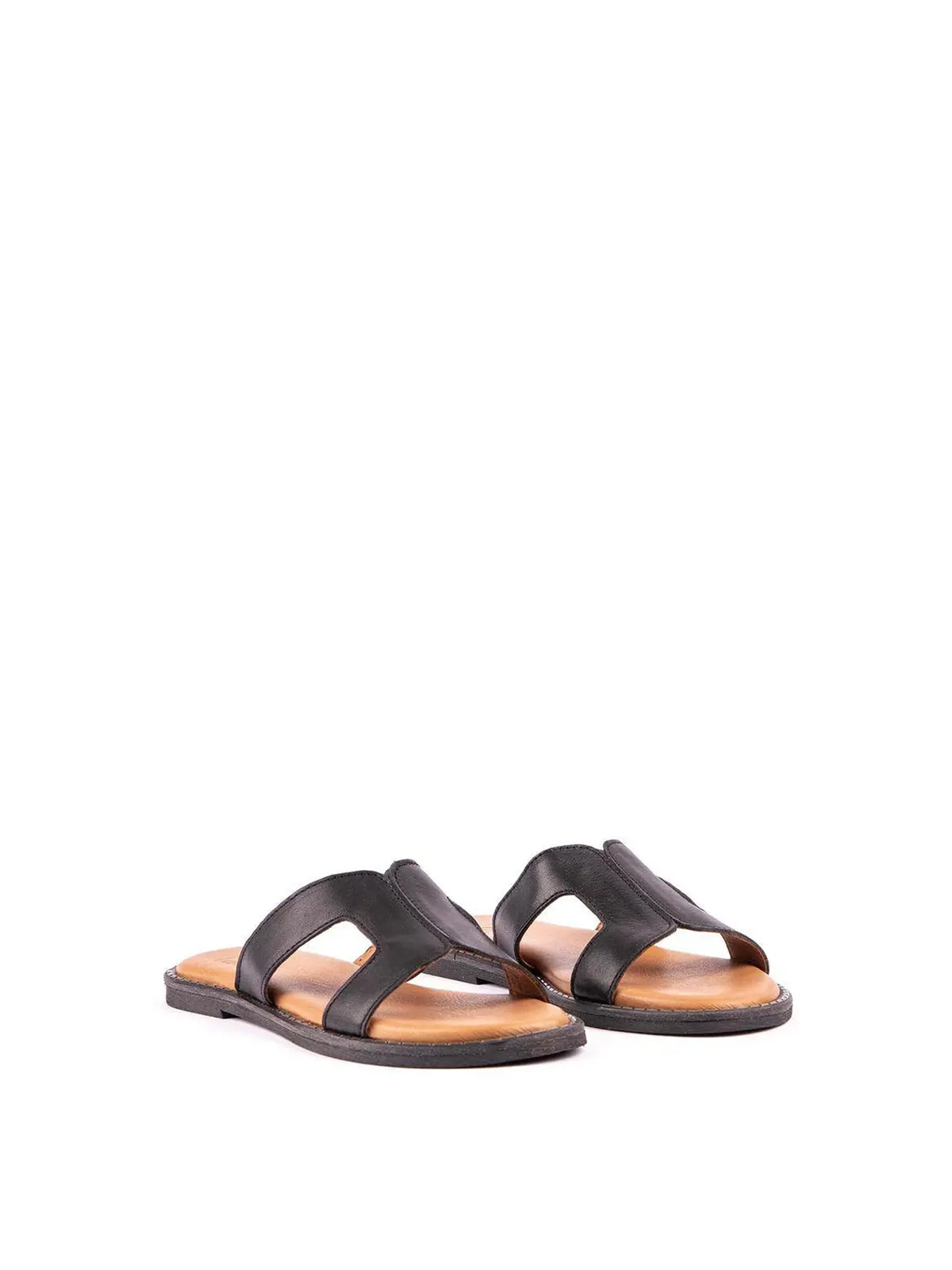 Sole Noor Slide Sandals Black 2
