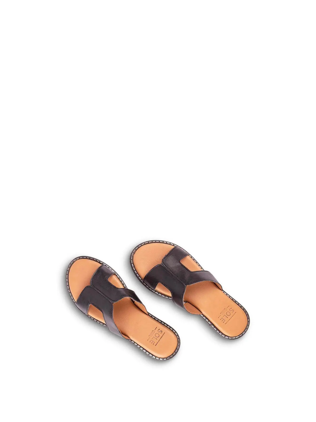 Sole Noor Slide Sandals Black 3