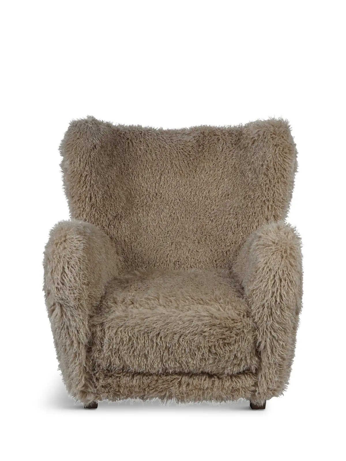 Wallace Faux Sheepskin Armchair Chair 1