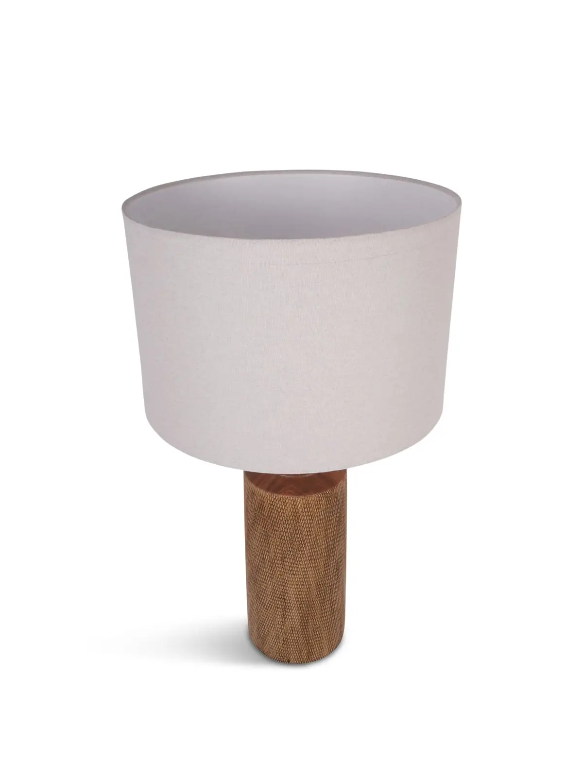 Hastings Textured Ceramic Table Lamp With Shade E27 60W 1